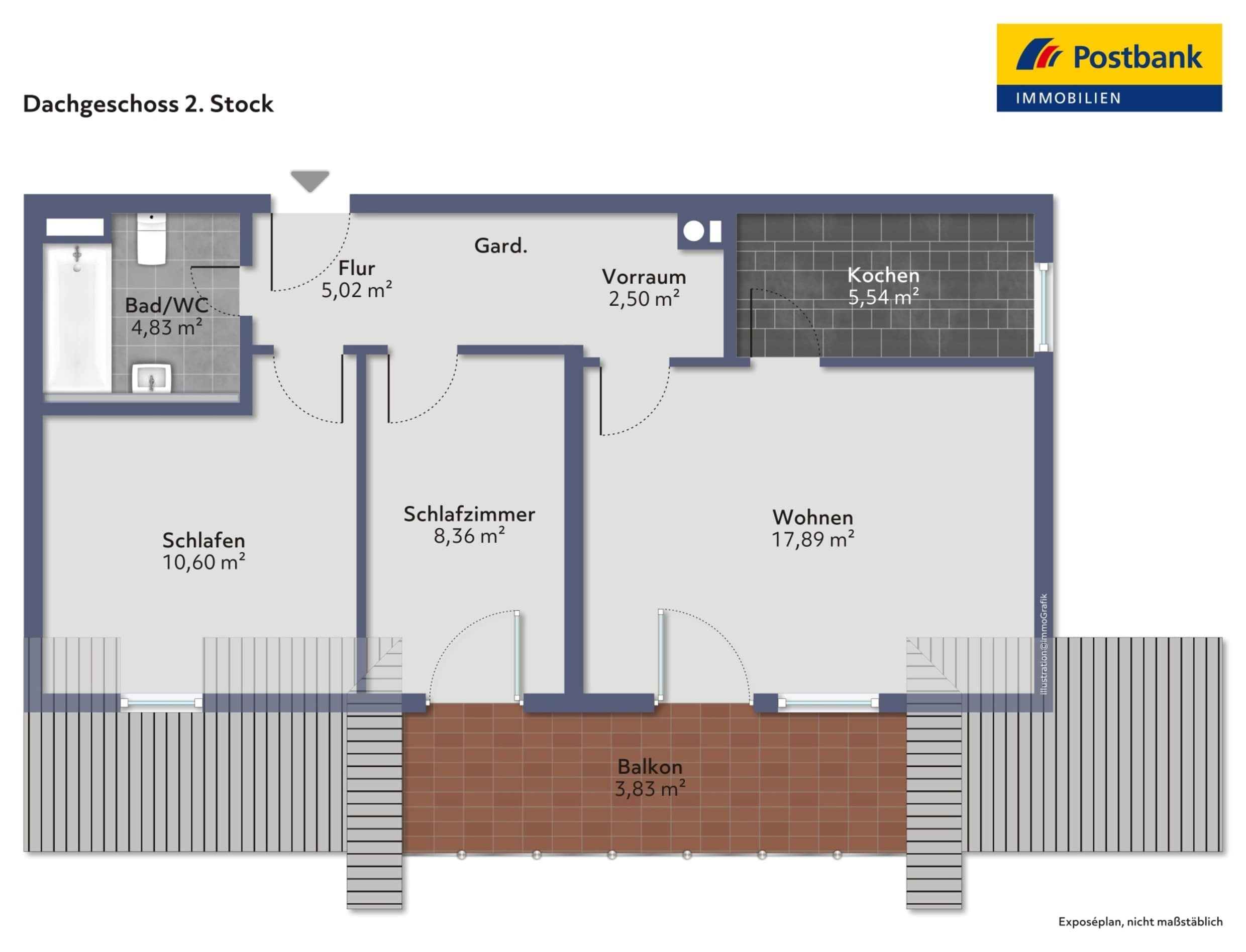 Wohnung zum Kauf 129.000 € 3 Zimmer 56,8 m²<br/>Wohnfläche Zwiesel Zwiesel 94227