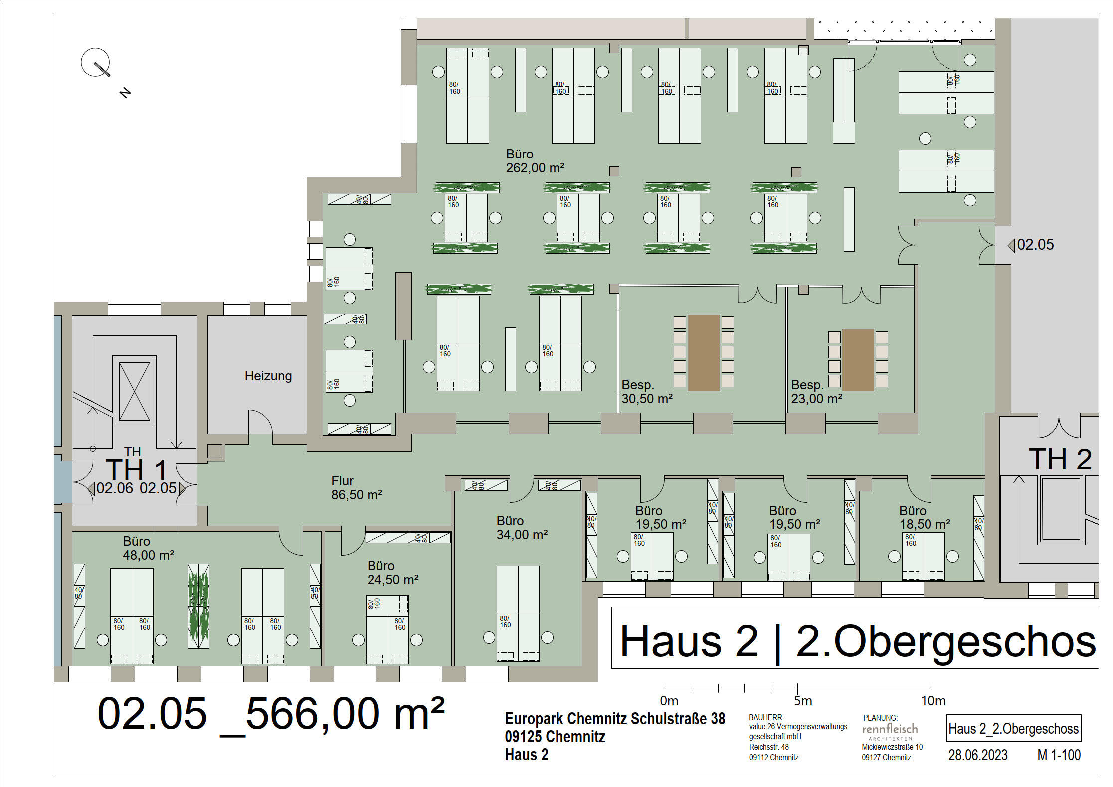 Bürogebäude zur Miete provisionsfrei 8 € 566 m²<br/>Bürofläche Altchemnitz 413 Chemnitz 09125