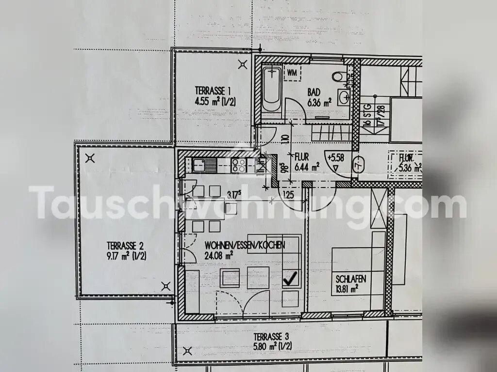 Terrassenwohnung zur Miete 1.150 € 2 Zimmer 70 m²<br/>Wohnfläche 2.<br/>Geschoss Untere Au München 81543