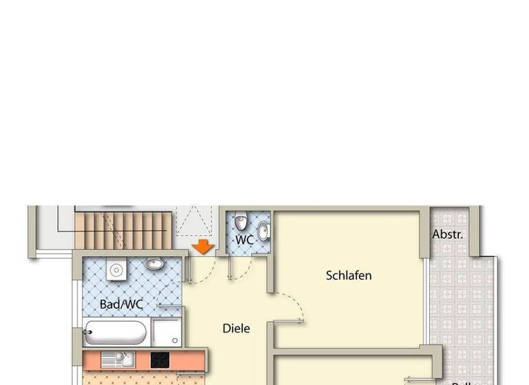 Wohnung zur Miete 675 € 3 Zimmer 105 m² frei ab sofort Sohnreystraße 8 Bad Karlshafen 34385