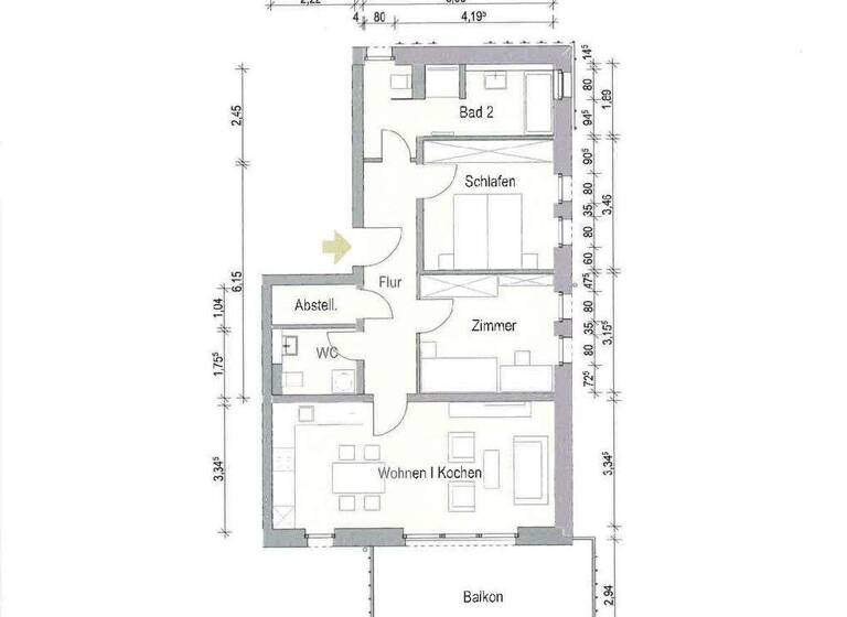 Wohnung zur Miete - Erstbezug 1.300 € 3 Zimmer 81,5 m² 2. Geschoss frei ab 01.09.2026 Am Eichelberg 1h, Haus H Medingen Ottendorf-Okrilla 01458