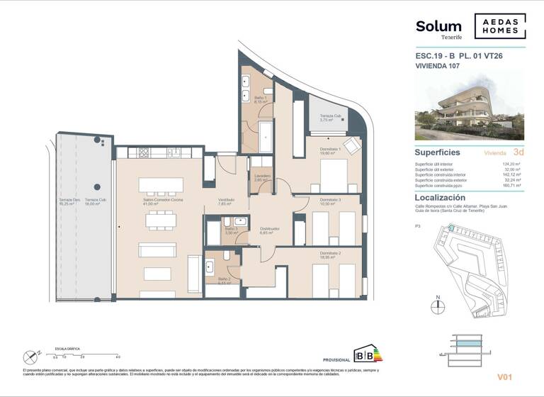 Studio zum Kauf - Erstbezug 987.000 € 4 Zimmer 124,2 m² 1. Geschoss Guía de Isora / Playa de San Juan 38680