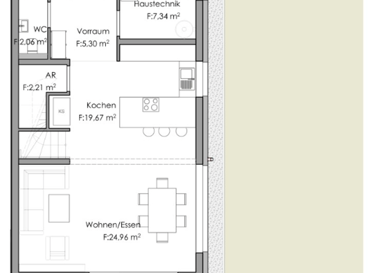 Doppelhaushälfte zum Kauf - Erstbezug 467.000 € 4 Zimmer 124,4 m² 338,4 m² Grundstück Horn 3580