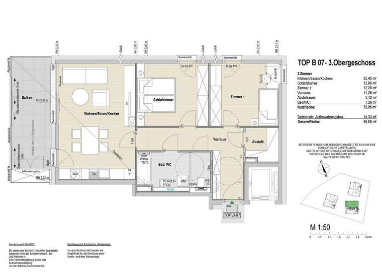 Wohnung zum Kauf - Erstbezug provisionsfrei 644.800 € 3 Zimmer 72,4 m² Gnigl Salzburg 5020