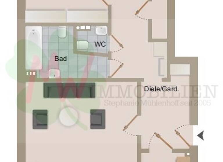 Wohnung zum Kauf 360.000 € 2,5 Zimmer 91 m² Rahlstedt Hamburg 22149