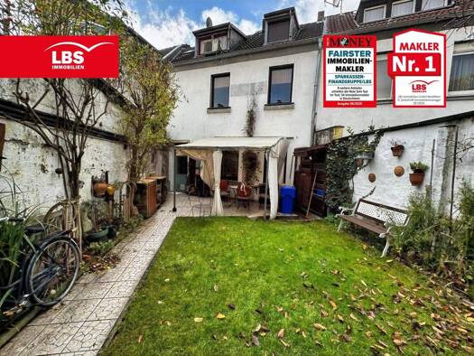 Reihenmittelhaus zum Kauf 329.000 € 8 Zimmer 212 m² 190 m² Grundstück frei ab 01.03.2026 Stadtmitte Krefeld 47798