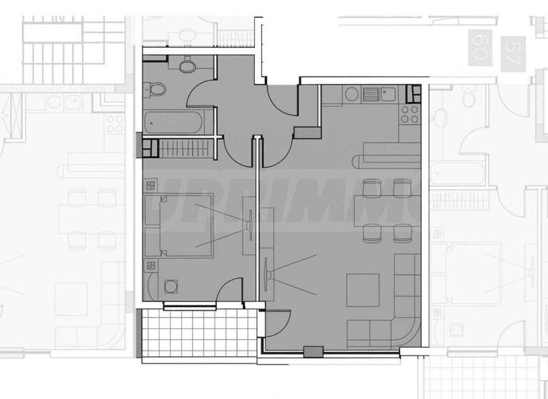 Studio zum Kauf 168.900 € 2 Zimmer 86,6 m² Sofia