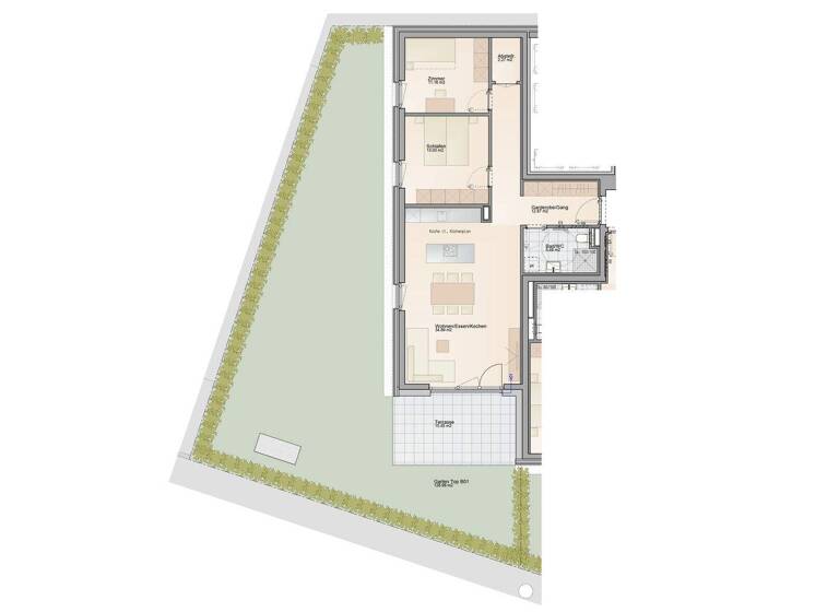 Wohnung zum Kauf - Erstbezug provisionsfrei 569.000 € 3 Zimmer 79,8 m² EG Im Riesacker 10+12 Klaus 6833