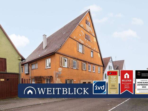 Mehrfamilienhaus zum Kauf 225.000 € 6 Zimmer 121 m² 140 m² Grundstück Marbach Marbach am Neckar 71672