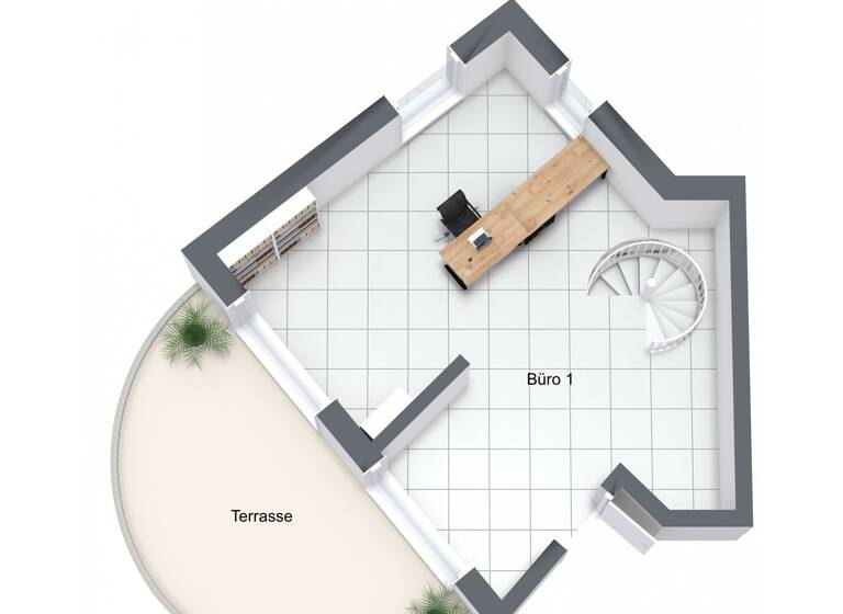 Büro zur Miete 105 € 1 Zimmer 30 m² Bürofläche Albrechts Suhl 98529