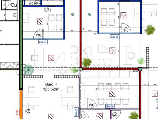 Büro zur Miete provisionsfrei 10,50 € 125 m² Bürofläche Alfred-Nobel-Straße 22 Waldshut Waldshut-Tiengen 79761