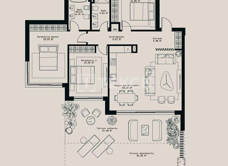 Penthouse zum Kauf 1.550.000 € 4 Zimmer 324 m² EG Málaga 29650