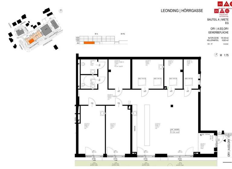 Ladenfläche zur Miete - Erstbezug provisionsfrei 12 € Salzburger Straße 320 Leonding 4060