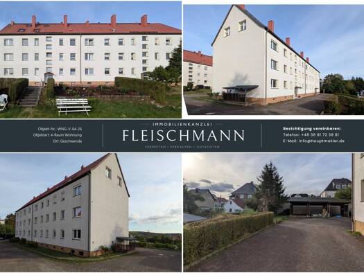 Wohnung zum Kauf 50.000 € 4 Zimmer 68 m² Geschwenda 99331