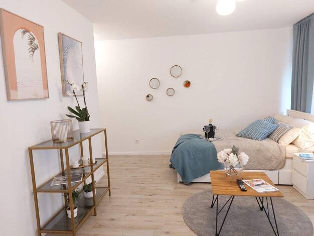 Studio zur Miete Wohnen auf Zeit 1.314 € 1 Zimmer 28 m² frei ab sofort Dreiweidenstraße 8 Wiesbaden 65195