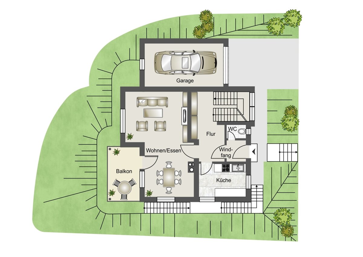 Einfamilienhaus zur Miete 1.800 € 5 Zimmer 143 m²<br/>Wohnfläche 485 m²<br/>Grundstück ab sofort<br/>Verfügbarkeit Südstadt Ravensburg 88214