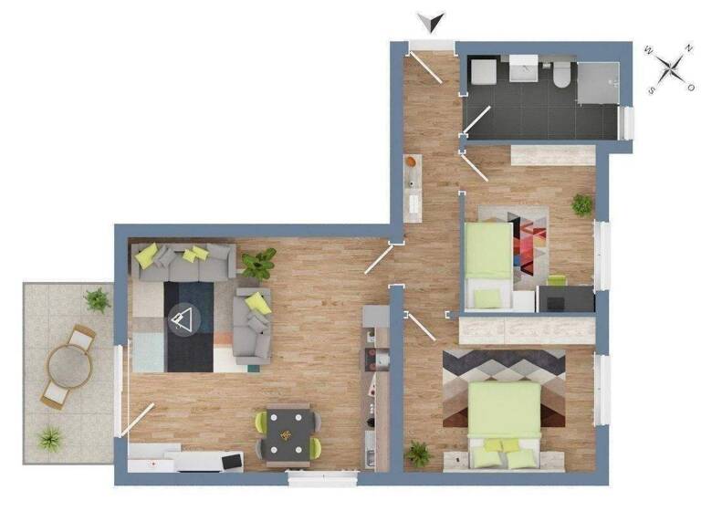 Wohnung zum Kauf provisionsfrei 286.000 € 3 Zimmer 71,7 m² 1. Geschoss Plattling 94447