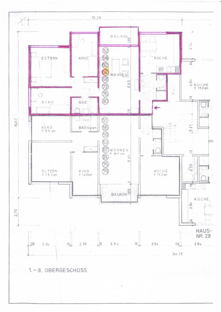 Wohnung zum Kauf provisionsfrei 280.000 € 4 Zimmer 95,3 m²<br/>Wohnfläche 4.<br/>Geschoss Grenzach Grenzach-Wyhlen 79639