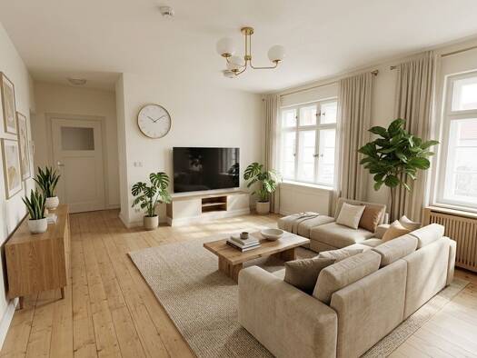 Wohnung zur Miete 455 € 3 Zimmer 75,8 m² 1. Geschoss Walther-Rathenau-Platz 6 Zschornewitz Gräfenhainichen 06791