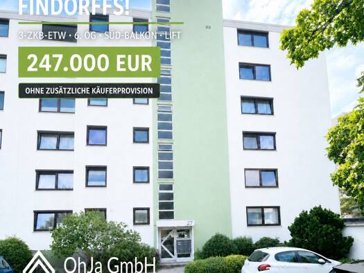 Wohnung zum Kauf provisionsfrei 247.000 € 3 Zimmer 75 m² 6. Geschoss Weidedamm West 28215