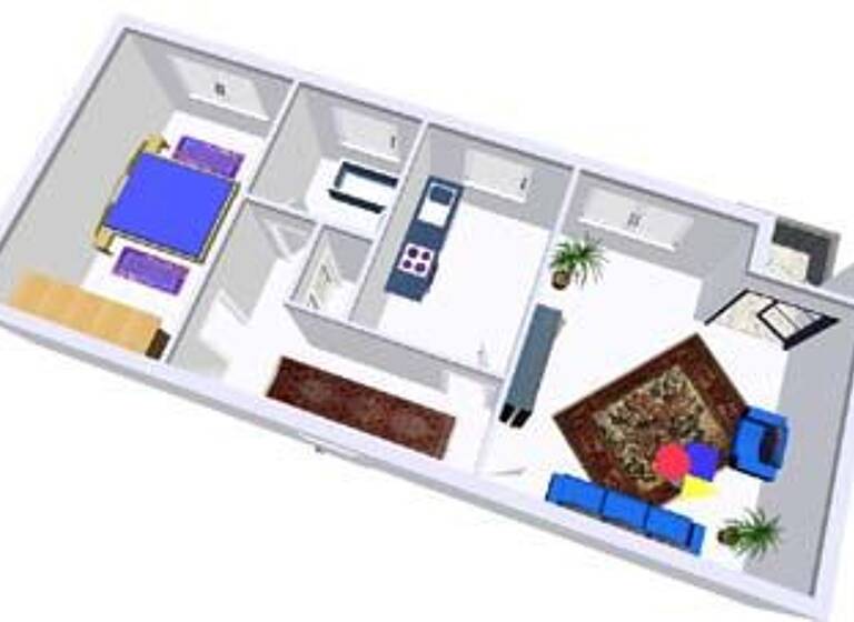 Wohnung zur Miete 550 € 2 Zimmer 61,9 m² 2. Geschoss frei ab 10.04.2026 Hedinweg 12 Mettenhof Kiel 24109