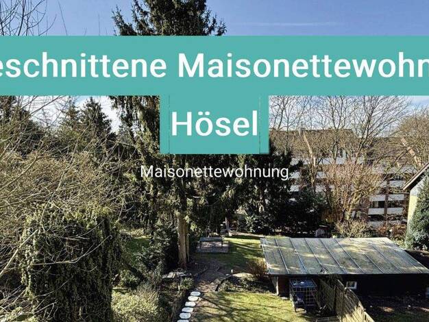 Maisonette zur Miete 950 € 2,5 Zimmer 78,6 m² 2. Geschoss frei ab 15.10.2025 Bahnhofstr. 110 Hösel Ratingen 40883