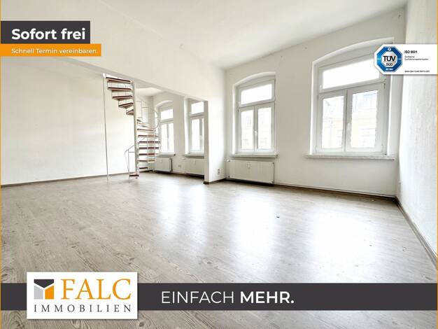 Maisonette zur Miete 629 € 4 Zimmer 125 m² 3. Geschoss Tschaikowskistraße 63 Sonnenberg Chemnitz / Sonnenberg 09130