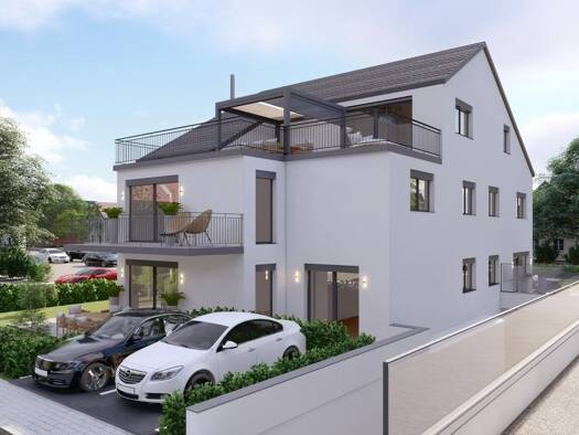 Wohnung zum Kauf - Erstbezug provisionsfrei 525.000 € 3 Zimmer 104,4 m² EG frei ab sofort Nürnberger Leithe 11 Wolkersdorf Schwabach 91126