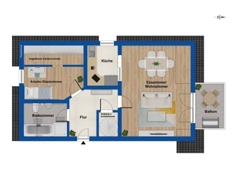 Wohnung zum Kauf 265.000 € 3 Zimmer 75 m² Gaden Abensberg 93326