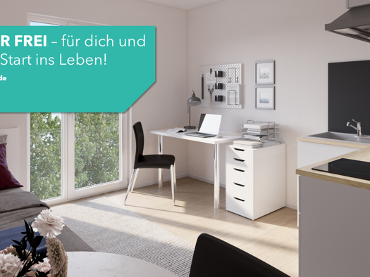 Wohnung zur Miete 558 € 1 Zimmer 19,6 m² 5. Geschoss frei ab sofort Bahnhofstraße / Reindelstraße Gleißbühl Nürnberg 90402