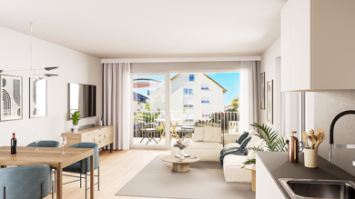 Wohnung zum Kauf - Neubau provisionsfrei als Kapitalanlage geeignet 544.000 € 3 Zimmer 74,3 m² teilbar ab 74,3 m² Breite Straße 15 Nufringen 71154