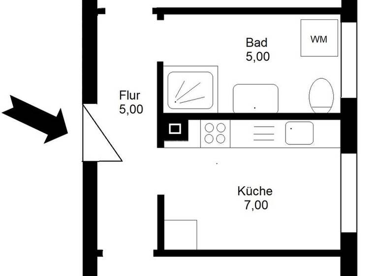 WG-Zimmer zur Miete 700 € 2 Zimmer 45 m² frei ab sofort Erlangen-Ost Erlangen 91052