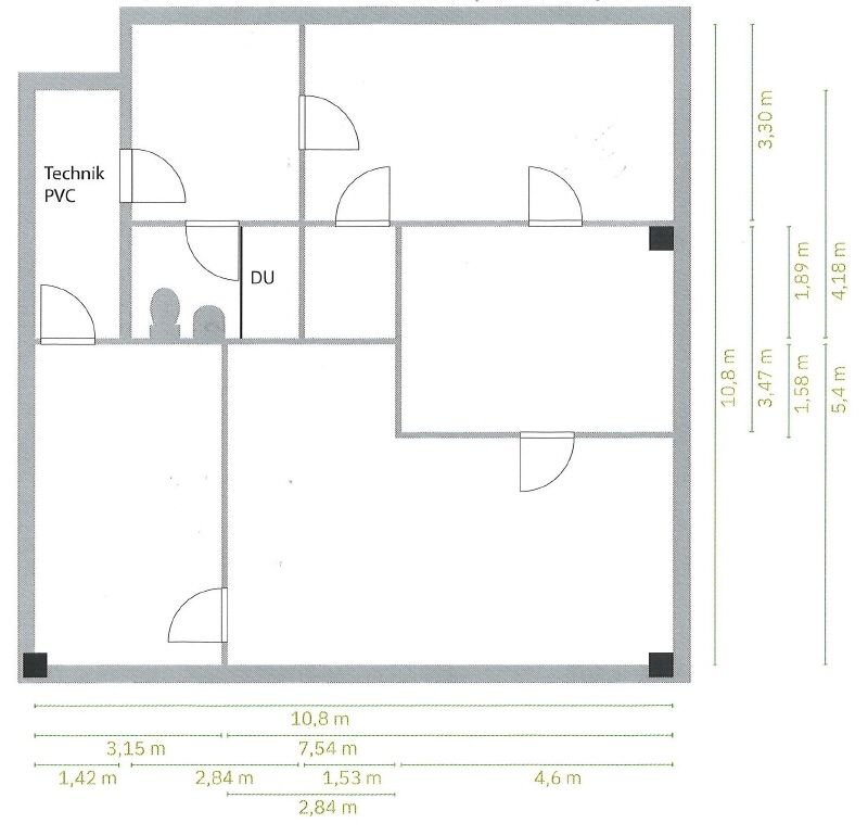 Büro-/Praxisfläche zur Miete 1.400 € 100 m²<br/>Bürofläche Rum 6063