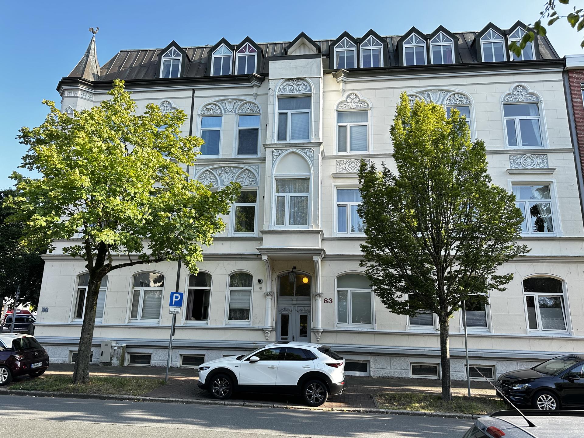 Wohnung zur Miete 650 € 3 Zimmer 81 m²<br/>Wohnfläche 1.<br/>Geschoss Rheinstraße 83 Innenstadt Wilhelmshaven 26382