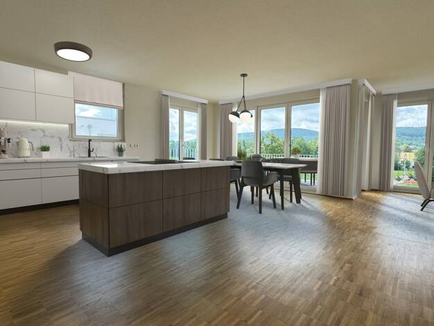 Penthouse zum Kauf - Neubau provisionsfrei 708.000 € 3 Zimmer 122,1 m² 3. Geschoss Seehaldeweg 6 Winnenden 71364