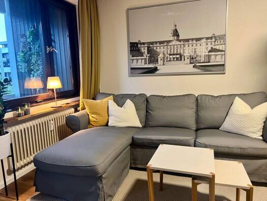 Wohnung zur Miete Wohnen auf Zeit 1.150 € 1 Zimmer 35 m² frei ab 01.04.2026 Kaiserallee 0 Weststadt Karlsruhe - Innenstadt 76133