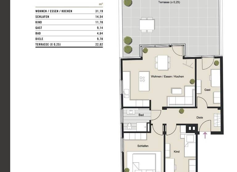 Wohnung zum Kauf provisionsfrei 840.000 € 4 Zimmer 109,2 m² 1. Geschoss frei ab sofort Am Römerturm 7 Altstadt-Nord Köln 50667