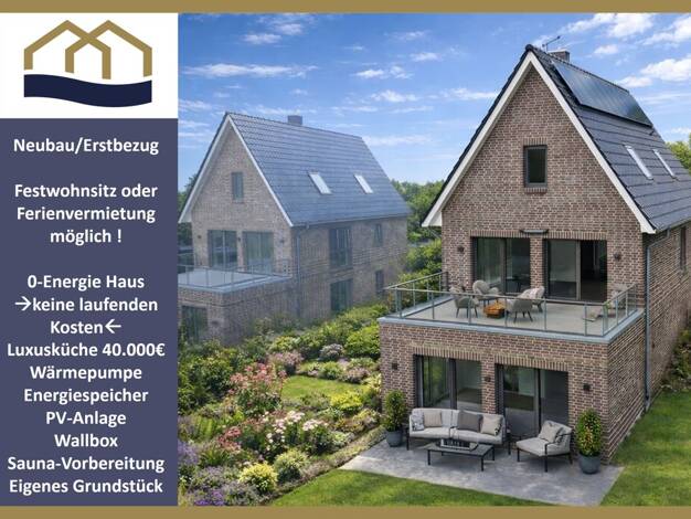 Einfamilienhaus zur Miete - Erstbezug 2.850 € 4,5 Zimmer 171 m² 500 m² Grundstück Saphuser Strasse 13 Dangast Varel / Dangast 26316