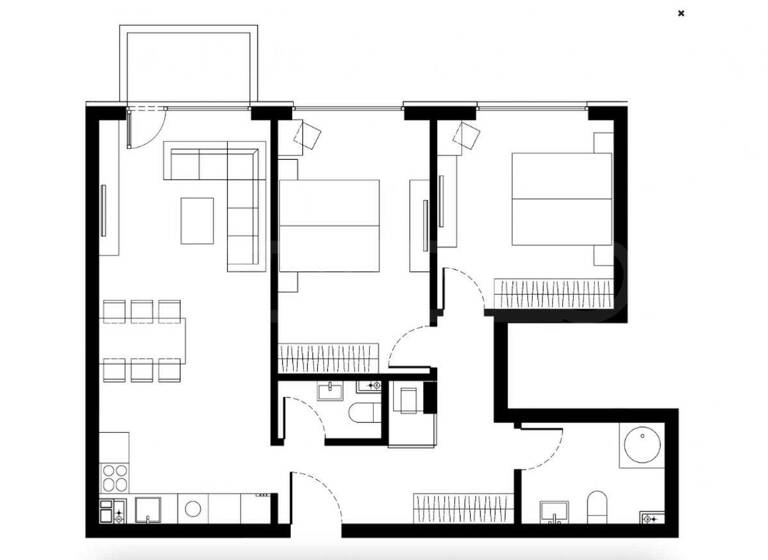 Studio zum Kauf 250.382 € 3 Zimmer 107,5 m² Sofia