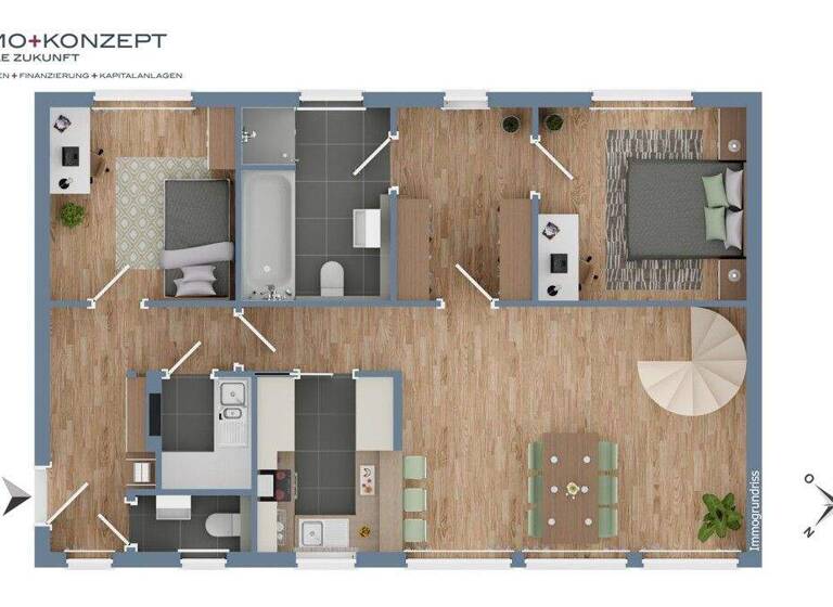 Wohnung zum Kauf 349.000 € 4 Zimmer 133,4 m² Bramsche 49565