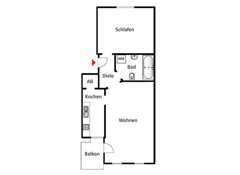 Wohnung zum Kauf 220.000 € 2 Zimmer 54,5 m² Pfaffenhofen a d Ilm Pfaffenhofen 85276