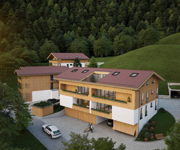Wohnung zum Kauf - Neubau provisionsfrei 961.000 € 4 Zimmer 141,3 m² Dachgeschoss, 2. Geschoss Franz-Prantl-Straße 24 Mühlbach Kiefersfelden 83088