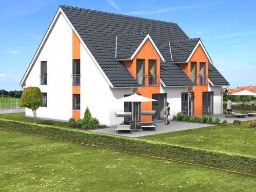 Doppelhaushälfte zum Kauf - Erstbezug 637.909 € 368 m² 148 m² Grundstück Unterreichenbach Schwabach 91126