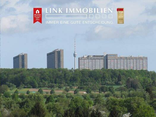 Wohnung zum Kauf 235.000 € 3,5 Zimmer 80,4 m² 15. Geschoss Asemwald Stuttgart 70599