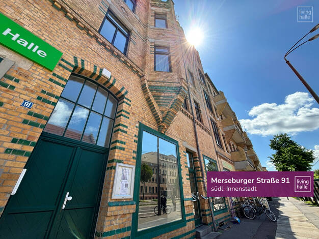 Verkaufsfläche zur Miete 15,02 € 2 Zimmer 32,4 m² Verkaufsfläche Merseburger Straße 91 Innenstadt Halle 06110