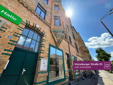 Verkaufsfläche zur Miete 700 € 2 Zimmer 32,4 m² Verkaufsfläche Merseburger Straße 91 Südliche Innenstadt Halle 06110