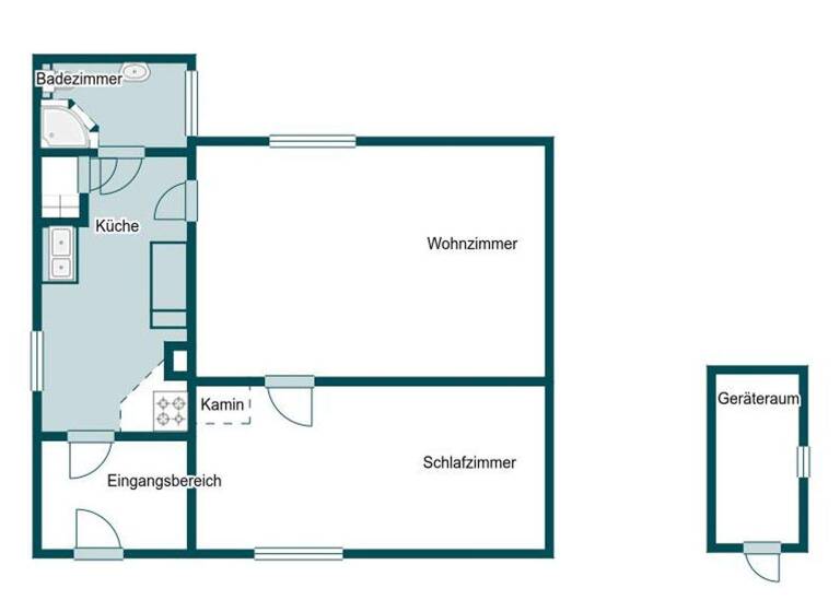 Doppelhaushälfte zum Kauf 84.700 € 3 Zimmer 70,3 m² 2.039,3 m² Grundstück Cramon Hohen Wangelin 17194