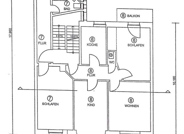 Wohnung zum Kauf 409.000 € 2 Zimmer 58 m² 3. Geschoss Bockenheim Frankfurt 60487