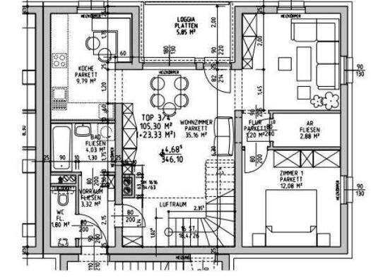 Maisonette zur Miete 1.171 € 4 Zimmer 105,7 m² frei ab 01.08.2026 Anton Haidinger Siedlung Rotheau 3153