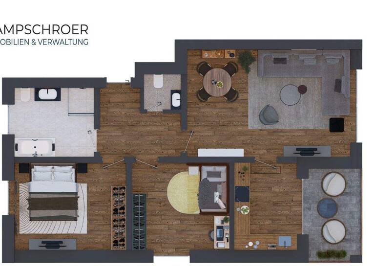 Wohnung zum Kauf provisionsfrei 279.000 € 3 Zimmer 79,1 m² 2 Geschosse frei ab sofort Ludgeristraße 2 Groß Reken Reken 48734